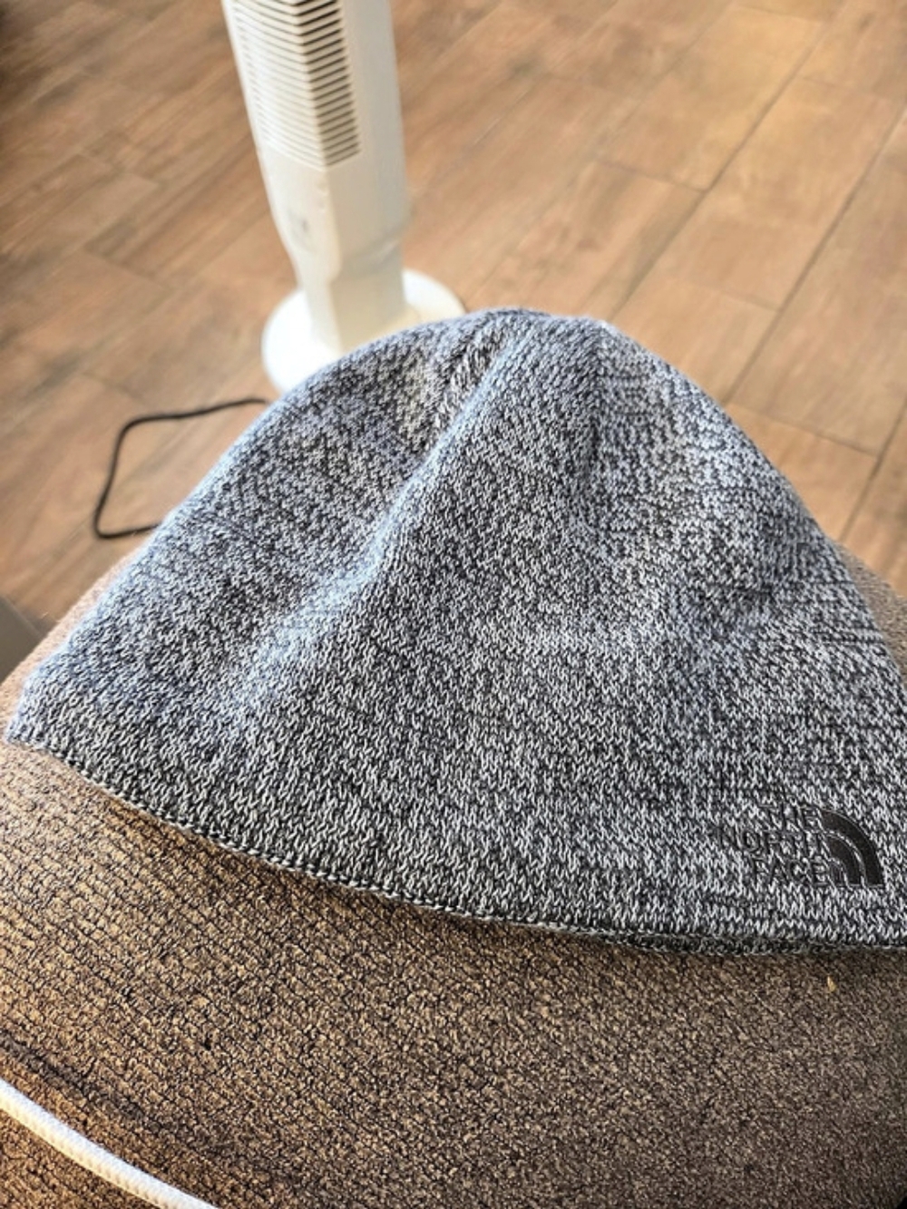 The North Face Fleece-Lined Wool Blend Beanie Gray & Brown